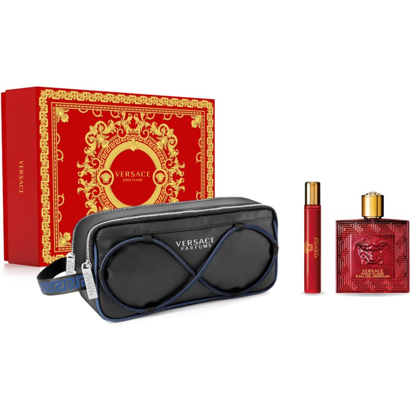 Versace Eros Flame Set Edp100 + Ts10 + Gwp