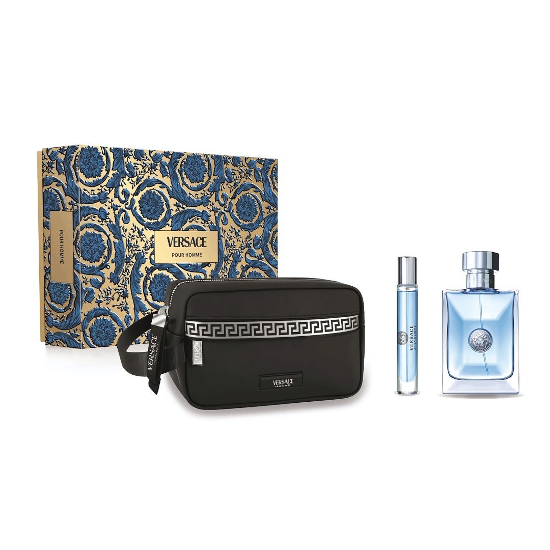 Versace Pour Homme Edt Set Edt100Ml+Ts10Ml+Gwp