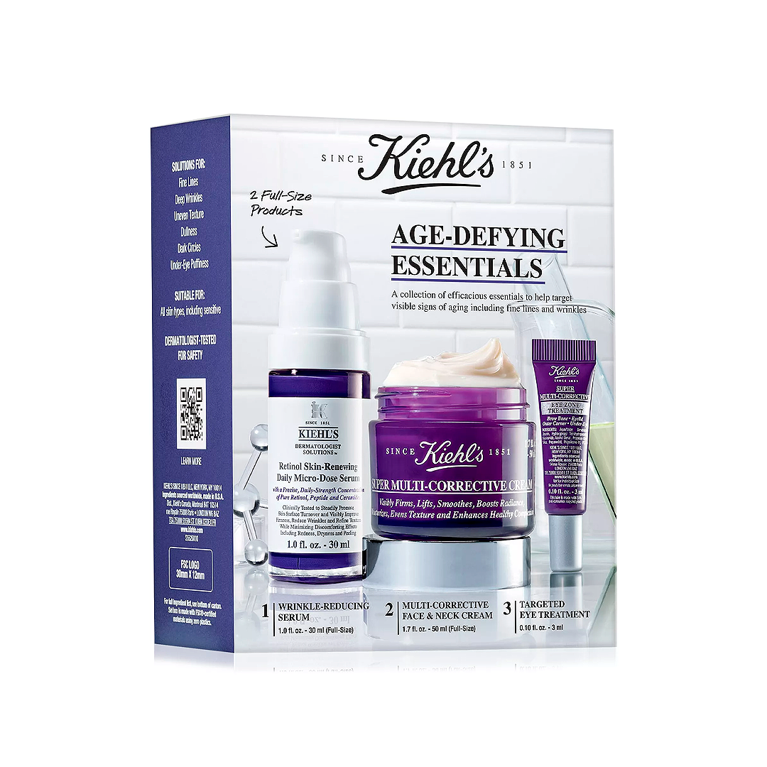 Kit Facial Kiehls Age-Defying Essentials 1Un