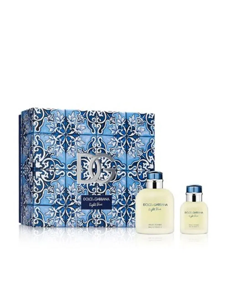 Set De Perfume Dolce & Gabbana Light Blue Pour Homme Hombre