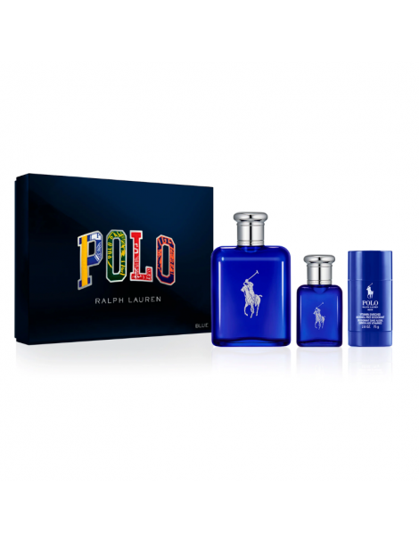 Set Perfume POLO BLUE EDT 125ML+V40+DEO