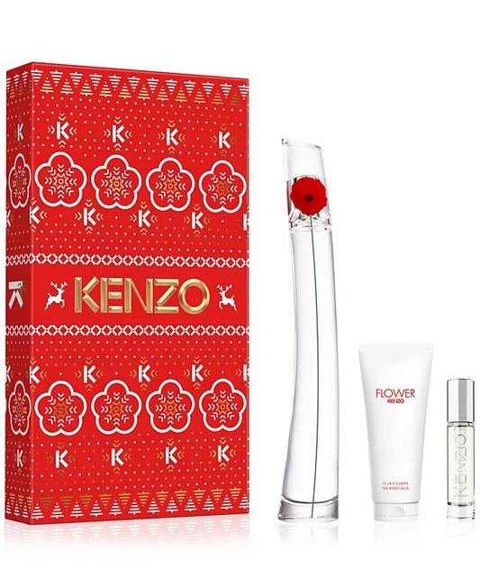 Kenzo Flower By Kenzo Edp Set Edp100Ml+Edp10Ml+Bl75Ml Xmas25