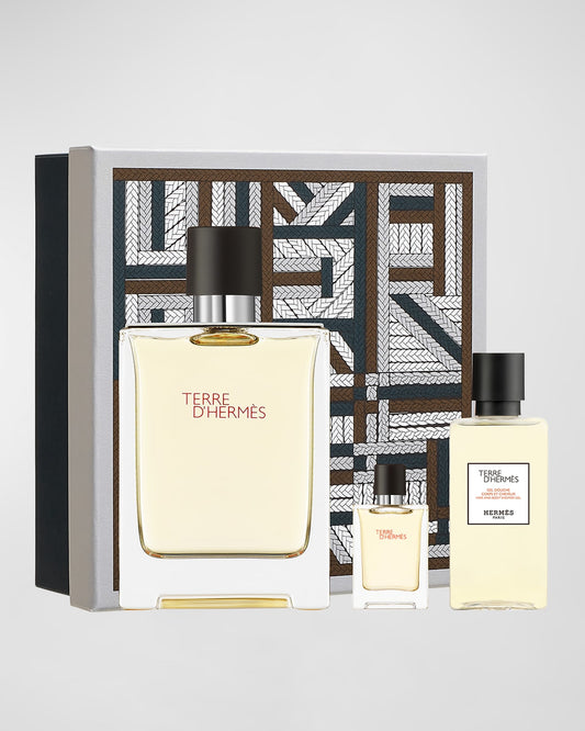 Terre D'Hermès Edt Set 100Ml + Replica 5Ml + Shower Gel 40Ml