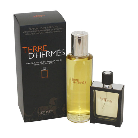 Terre D Hermes Pure Perfume 121G Nat Spray 30Ml +Refil 125Ml