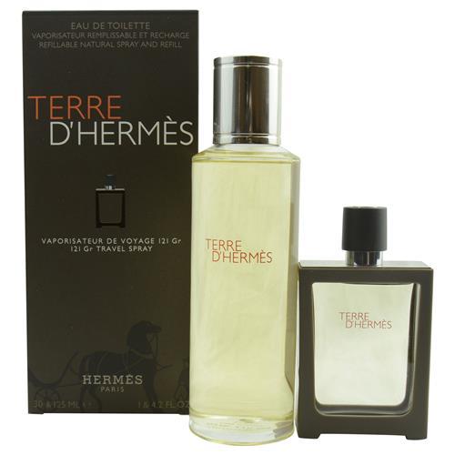 Terre D Hermes Eau De Toilette 30Ml 121G + 125Ml Refill