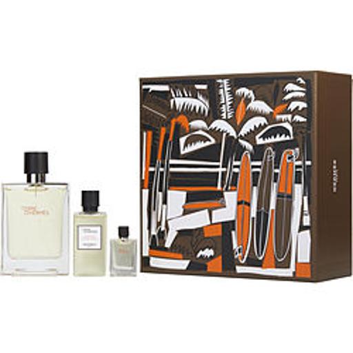 Terre D Hermes Eau De Toilette Set 100Ml+Sg 40Ml+7.5Ml
