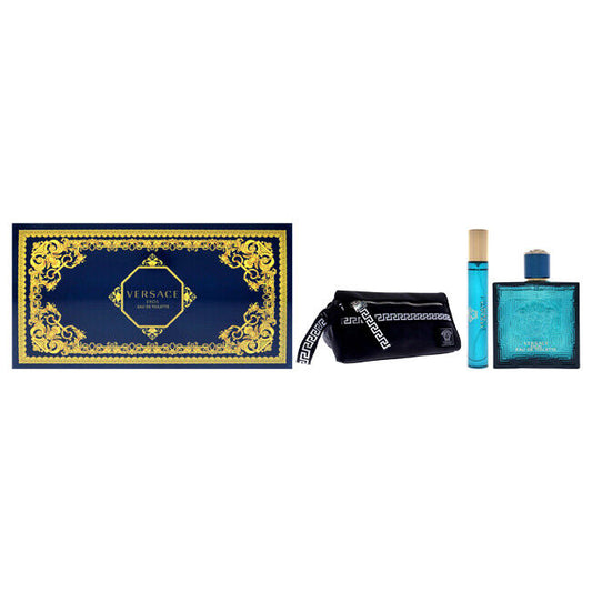 Versace Eros Man Edt Set Edt100 + Ts10 + Gwp