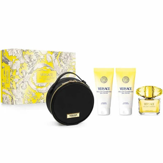 Versace Yellow Diamond EDT SET EDT90ML+SG100ML+BL100ML+GWP