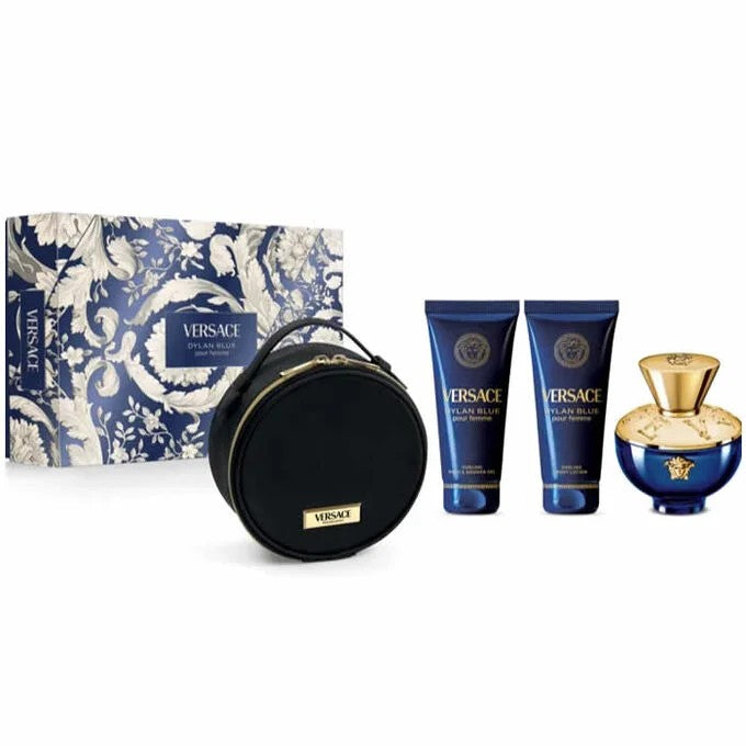Versace Pour Femme Dylan Blue EDP SET EDP100ML+SG100ML+BL100ML+GWP