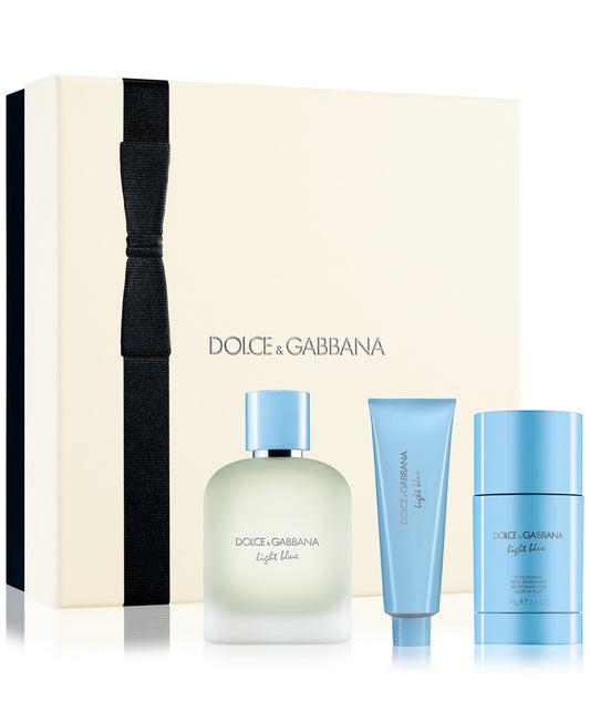 Dolce & Gabbana Light Blue Pour Homme Edt Set Edt100Ml+Sg50Ml+Deo75Ml Spring 25