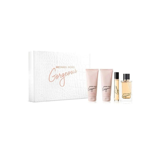 Set de Perfume Michael Kors Gorgeous EDP EDP 100ml + BSG 100ml + BL 100ml + TS 10ml