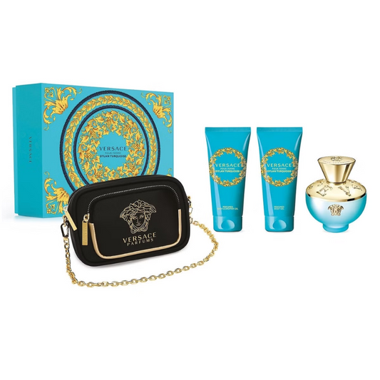 Versace Dylan Turquoise Set Edt100+Bsg100+Bl100+Gwp